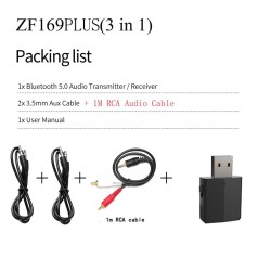 KN330 - USB - Bluetooth - Sender - Audioempfänger - 3,5 mm AUX-Buchse - 3 in 1 Adapter