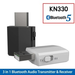 KN330 - USB - Bluetooth - Sender - Audioempfänger - 3,5 mm AUX-Buchse - 3 in 1 Adapter