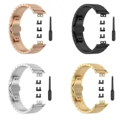 Edelstahl-Uhrenarmband - mit Werkzeug - für Huawei Fit 1.64"