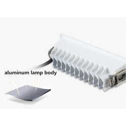 LED-Deckenleuchte - Einbaustreifen - CREE - COB - Indoor - dimmbar - 2W - 30W