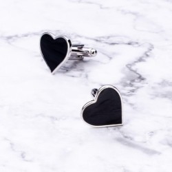 Classic heart shaped cufflinksCufflinks