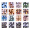 Mosaic style wall sticker - waterproof self adhesive tiles - 10 * 10 cm - 10 piecesWall stickers