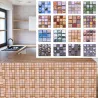 Mosaic style wall sticker - waterproof self adhesive tiles - 10 * 10 cm - 10 piecesWall stickers