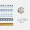 Flexibles Bandseil - Tür- / Spiegelrahmen - selbstklebende Zierleisten