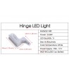 Sensor with LED light - for an inner hinge - universal - for furniture / wardrobes / cabinetsFurniture