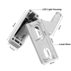 Sensor mit LED-Licht - für ein Innenscharnier - universell - für Möbel / Kleiderschränke / Schränke