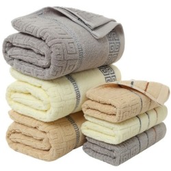 Luxuriöses großes Bade-/Gesichts-/Handtuch - Baumwolle - 70 * 140cm - 3er Set