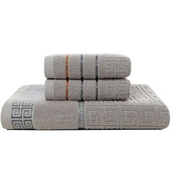 Luxuriöses großes Bade-/Gesichts-/Handtuch - Baumwolle - 70 * 140cm - 3er Set