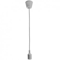 E27 - Deckenlampenfassung - Fassung - Silikonseil - 90cm