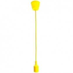 E27 - Deckenlampenfassung - Fassung - Silikonseil - 90cm