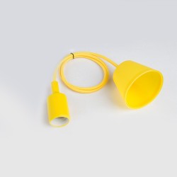 E27 - Deckenlampenfassung - Fassung - Silikonseil - 90cm
