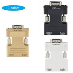 HDMI-kompatibel zu VGA-Adapter - Audiokabel - 3,5 mm - 1080P