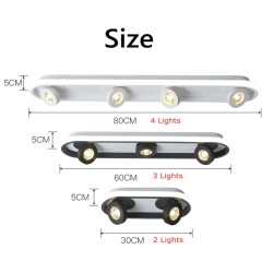 Moderne LED Deckenleuchte - dimmbar - drehbar