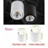 LED Deckenleuchte - drehbar - dimmbar - COB - CREE Chip - 9W / 12W / 15W / 18W / 20W / 24W