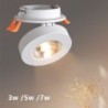 LED ceiling lamp - recessed - rotatable - dimmable - COB - built In spot light - 3W / 5W / 7W / 9W / 12WCeiling lights