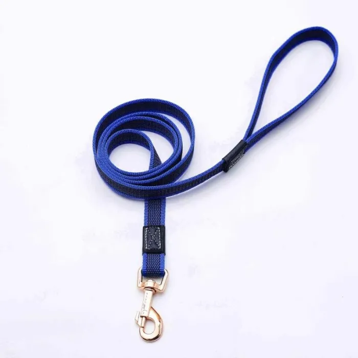 Hundeleine - Halsband - rutschfest - mit Metallschnalle - 2m / 3m / 5m
