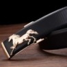 Modischer Ledergürtel - Metallschnalle mit Pferd