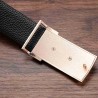 Modischer Ledergürtel - Metallschnalle mit Pferd