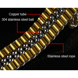 Luxurious gold belt - buckle with snake - copper / stainless steelBelts