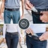 Anti-Diebstahl-Gürtel - mit verdecktem Reißverschluss - Unisex - 120cm