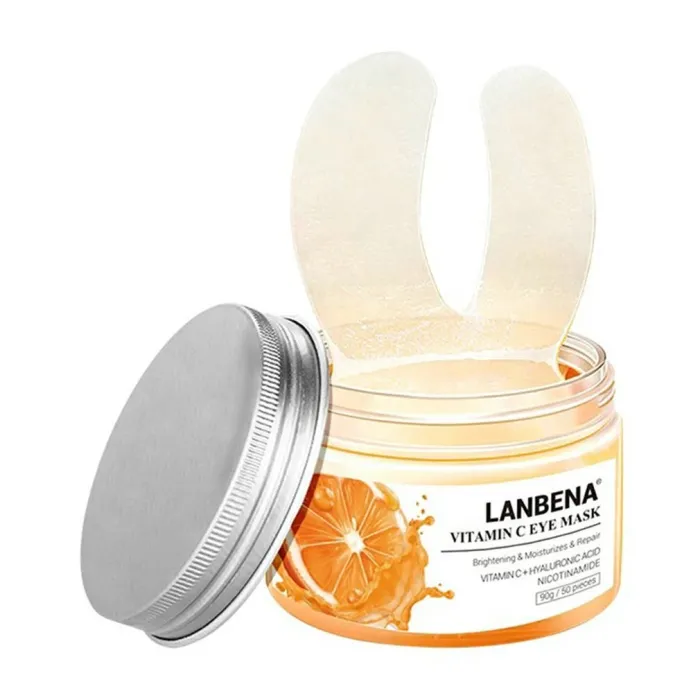 Eye mask - moisturizing gel patches - anti-wrinkle - firming - Vitamin C - 50 piecesSkin