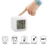 Digital alarm clock - LED - thermometer - date - cubeClocks