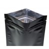 Aluminum resealable foil bags - double sided - with ziplock - glossy black - 100 piecesKitchen