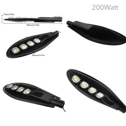 LED Straßenlaterne - Lampe - Wasserdicht - 30W - 50W - 80W - 100W - 120W - 150W - 200W