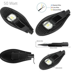 LED Straßenlaterne - Lampe - Wasserdicht - 30W - 50W - 80W - 100W - 120W - 150W - 200W