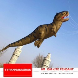 3D Tyrannosaurus - großer Dinosaurier - Drachen - aufblasbar - 6m - 10m