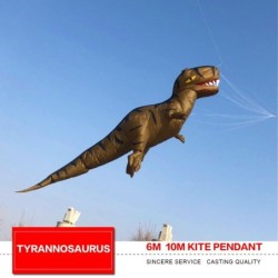 3D Tyrannosaurus - großer Dinosaurier - Drachen - aufblasbar - 6m - 10m
