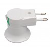 E27 Lampensockel Steckdose - EU Stecker mit eingebautem Schalter