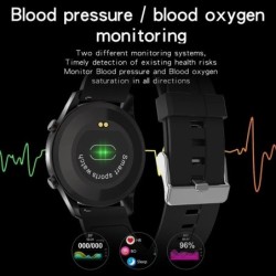 Luxuriöse Smart Watch - Pulsmesser - Blutdruck - Wasserdicht - iOS Android