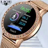 LIGE - Smart Watch - Farbdisplay - Full Touch - Fitnesstracker - Blutdruck - Wasserdicht - Unisex