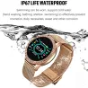 LIGE - Smart Watch - Farbdisplay - Full Touch - Fitnesstracker - Blutdruck - Wasserdicht - Unisex