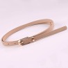 Elegant thin leather belt - adjustableBelts