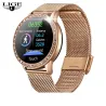 LIGE - Smart Watch - Farbdisplay - Full Touch - Fitnesstracker - Blutdruck - Wasserdicht - Unisex