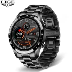 LIGE - Smart Watch - touch screen - fitness tracker - blood pressure - waterproof - Bluetooth - Android iOSSmart-Wear