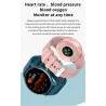 LIGE - Smart Watch - Full-Touchscreen - Fitness-Tracker - Blutdruck - Wasserdicht - Bluetooth - Android IOS