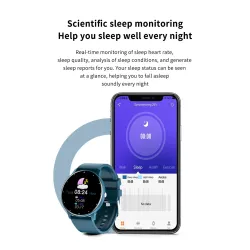 LIGE - Smart Watch - Full-Touchscreen - Fitness-Tracker - Blutdruck - Wasserdicht - Bluetooth - Android IOS