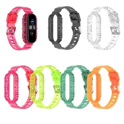 Transparentes Silikonarmband - für Xiaomi Mi Band 5 / 6 / 6 NFC