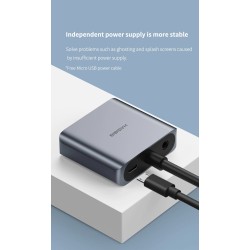 HDMI-kompatibler auf VGA-Adapter - Micro-USB - mit Video-/Audioleistung - 1080p