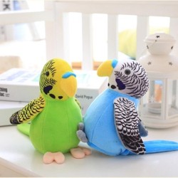 Electric talking parrot - funny plush toy - record / repeat / waving wings - 18cmToys