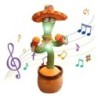 Electric cactus with Spanish sombrero - funny plush doll - twisting / dancing / recordingToys