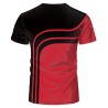 Sport-Kurzarm-T-Shirt - 3D-Digitaldruck - Slim