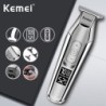 Kemei - professioneller Haarschneider - kabellos - mit digitaler LED-Anzeige