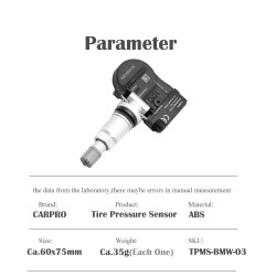 Car tire pressure sensor - for BMW - 1 / 4 piecesWheel parts