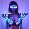 Colorful LED bra - luminous vest - sexy party outfit - for masquerade / HalloweenCostumes