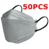 Face / mouth protective face masks - antibacterial - 3-ply - 4D design - FPP2 - KN95Mouth masks