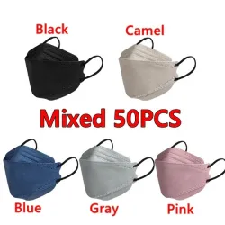 Face / mouth protective face masks - antibacterial - 3-ply - 4D design - FPP2 - KN95Mouth masks